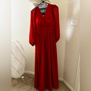 Lavetir bridesmaid dress - rust color